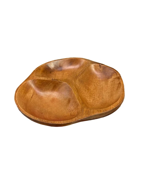 Platou p/u servire cu 3 compartimente, rotund 21cm SYTON
