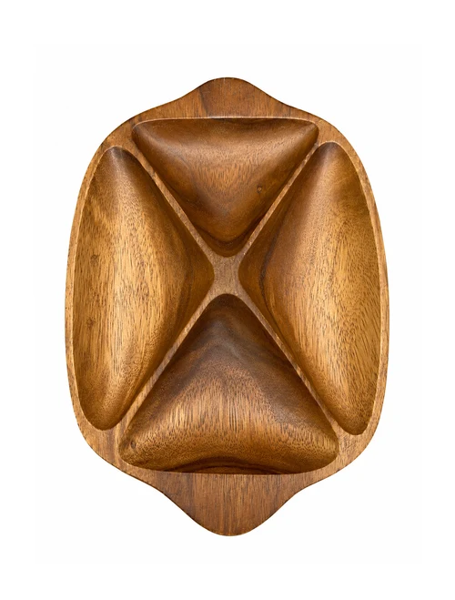 Platou p/u servire cu 4 compartimente 31x21cm  (26cm) SYTON