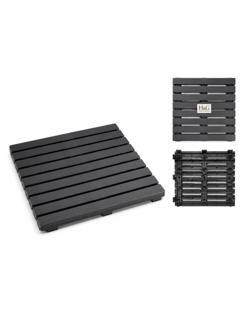 Platformă duș Tatay 55x55x3cm maro plastic