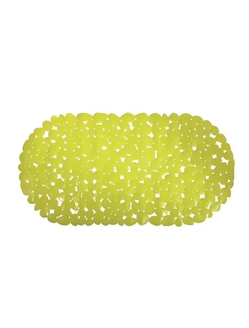 * Covoraș p/u cadă baie 35x68cm MSV Galets oval, verde, PVC
