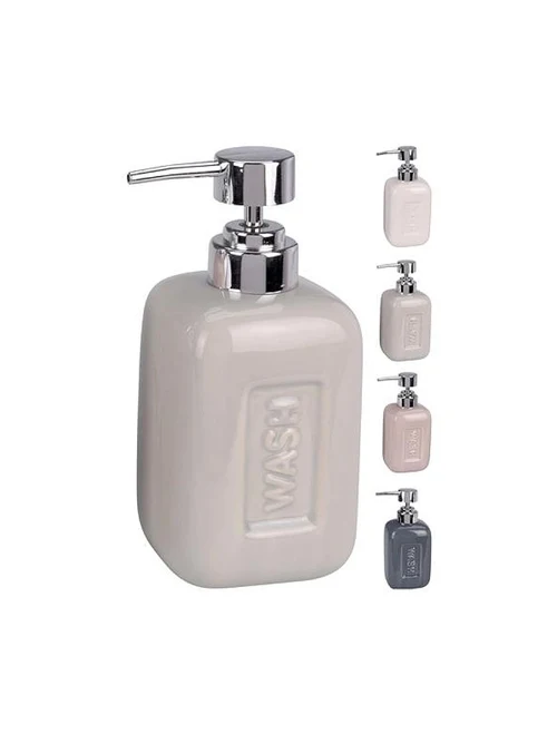 Дозатор для мыла Bathroom Wash H16.5см 4 цвета керамика