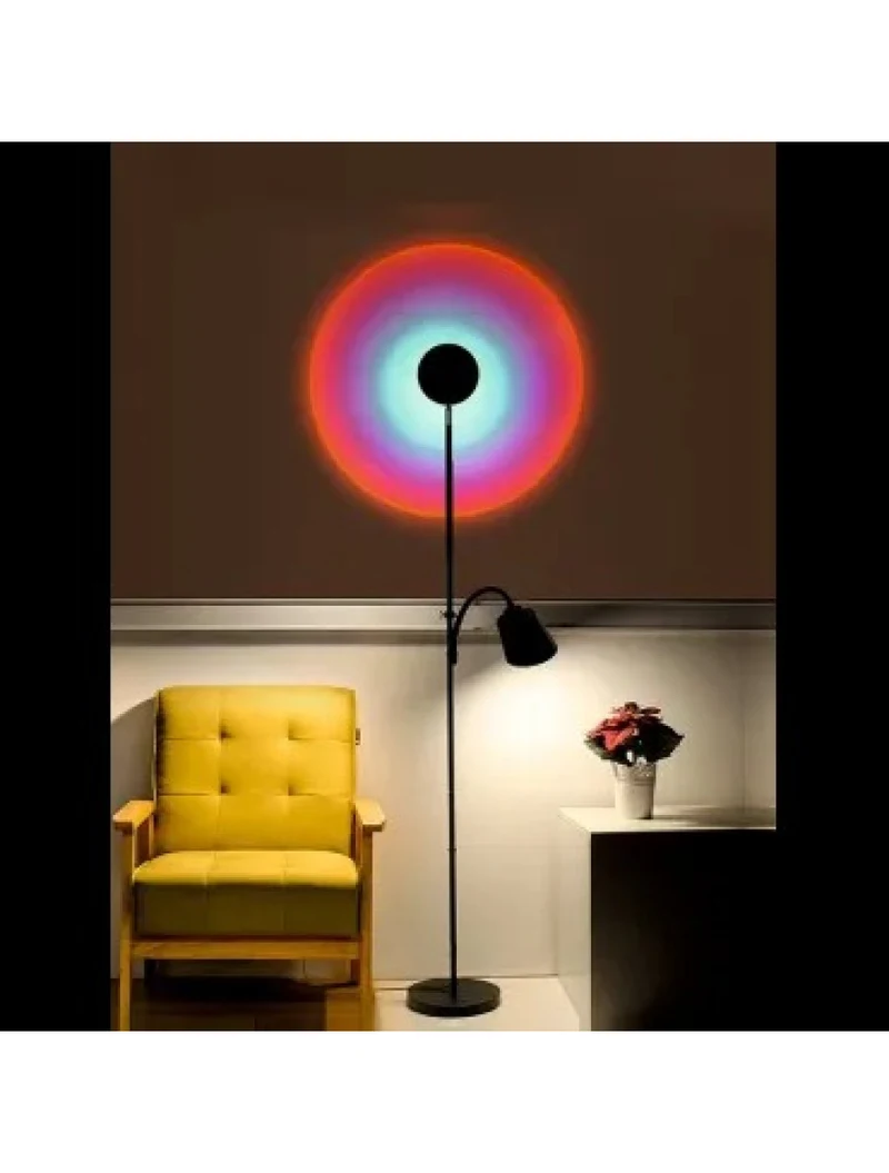 Lampadar SG-1068-F 15*15*160cm,Blue Purple LuminaLED 2