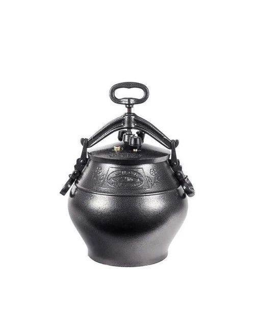 Ceaun afgan cu mânere Rashko Baba inox/maro 5L SYTON