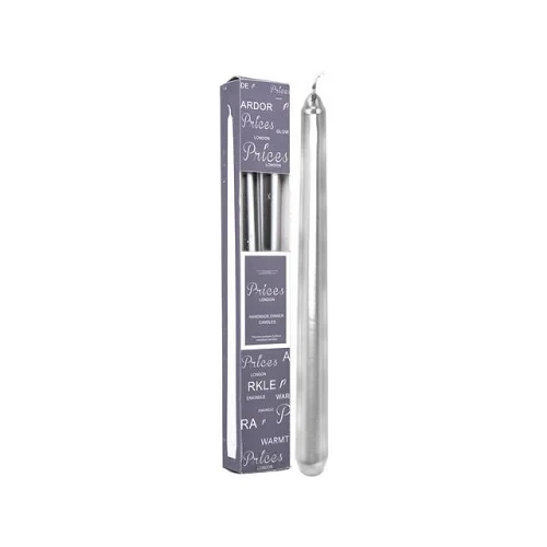Set lumânări înalte 2buc 65gr 25cm metalic