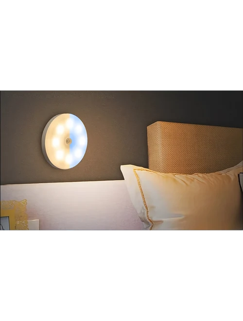 Lampă de veghe cu senzor  0.5W 3000k-6000K,albă LuminaLed