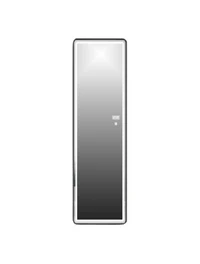 6007-50160 LED зеркало с сенсорным управлением и регулировкой яркости, чёрный-золото, 50x160x40 см, LuminaLED