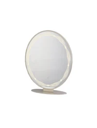 6102/40 Oglindă LED touch stepless dim,gold,D40xH42cm LuminaLED