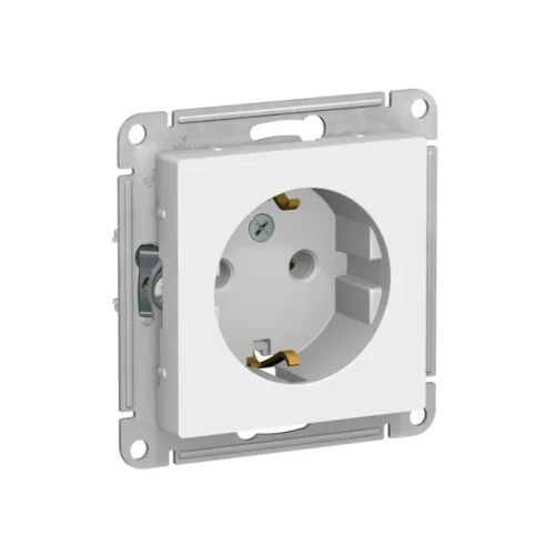 Priză unitară cu obturatoare 16A 250V 2P+E albă (20buc) ATN000145 ATLAS SCHNEIDER