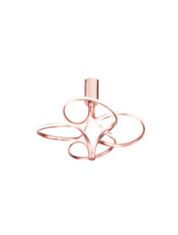 Lustră LED FS-047-X4B,500x500x560, 72W,3000K,Oxid Rose Gold LuminaLED