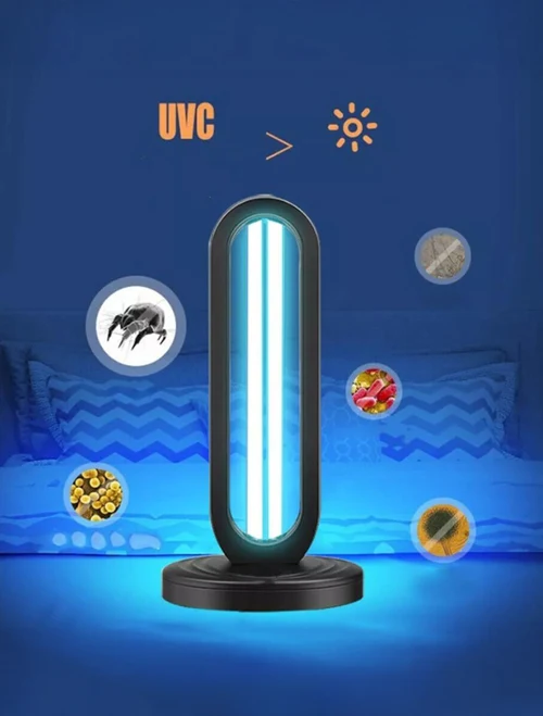 Lampă LED UV+OZONE SG-SJ20 38W 220V controler+timer neagră LuminaLED