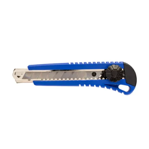 * Cuțit 18mm reglabil cu mâner din plastic 306712