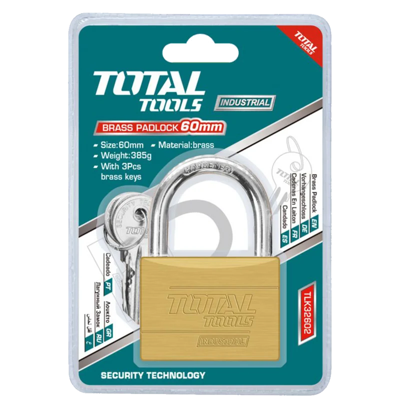 Lacăt ușă 60 mm 3chei Total TLK32602 2