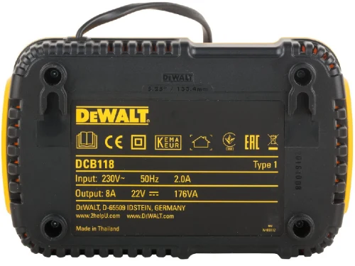 * Зарядное устройство DeWALT DCB118 Li-Ion (18-54)V