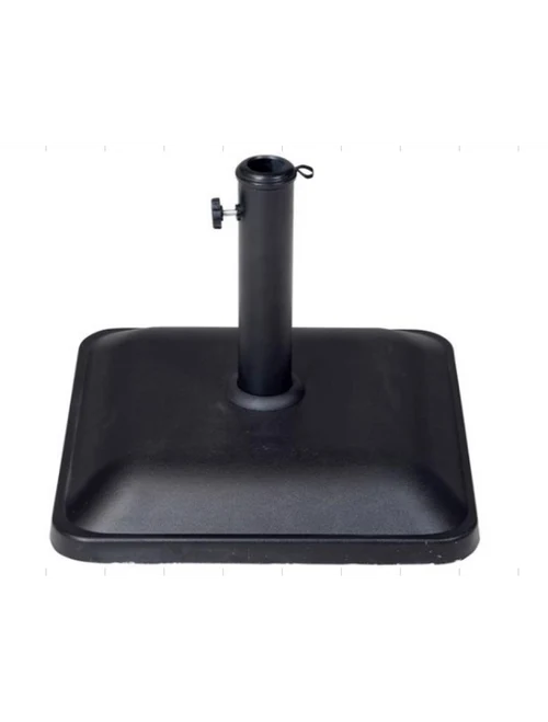 *** Suport pentru umbrelă 25 kg, 45X45X7cm, negru, beton