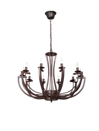 Lustră V3295-7/10хE14 max 40W 198x100x100cm bronz LuminaLED