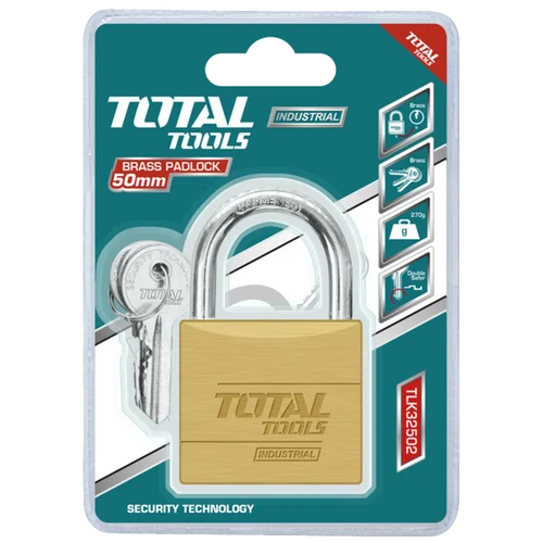 Lacăt ușă 50 mm 3chei Total TLK32502
