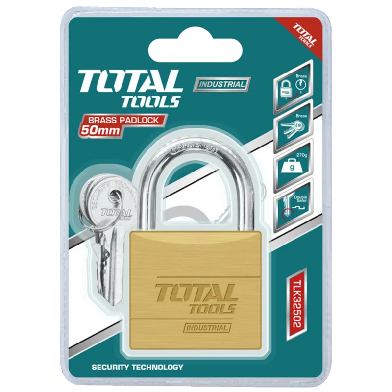 Lacăt ușă 50 mm 3chei Total TLK32502 2