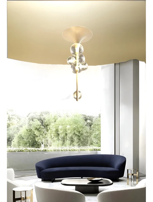 Lustră  JH-838 D30xH61cm,G9x6,Metal+Glass,White LuminaLed