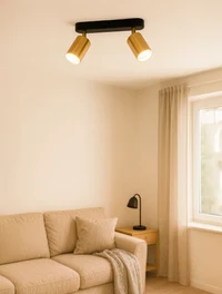 * Lustră VILA GU13013C-2B 2xGU10 50W metal gold ZUMALINE 3