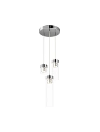 Люстра GEM P0389-03D-F4AC 3xG9 28Вт металл хром ZUMALINE