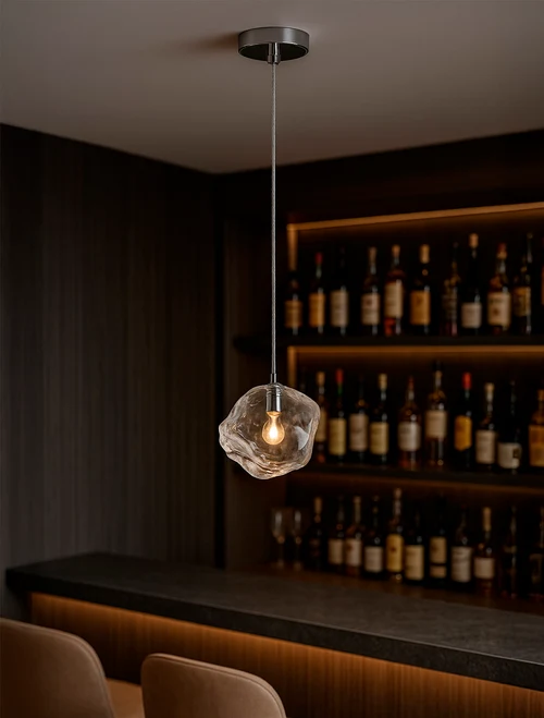* Lustră ROCK P0488-01A-F4AC 1xE27 40W metal chrome ZUMALINE