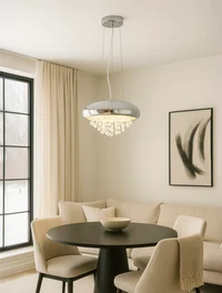 * Lustră LED MONT 18096-L 30W, 4000K metal chrome ZUMALINE 2