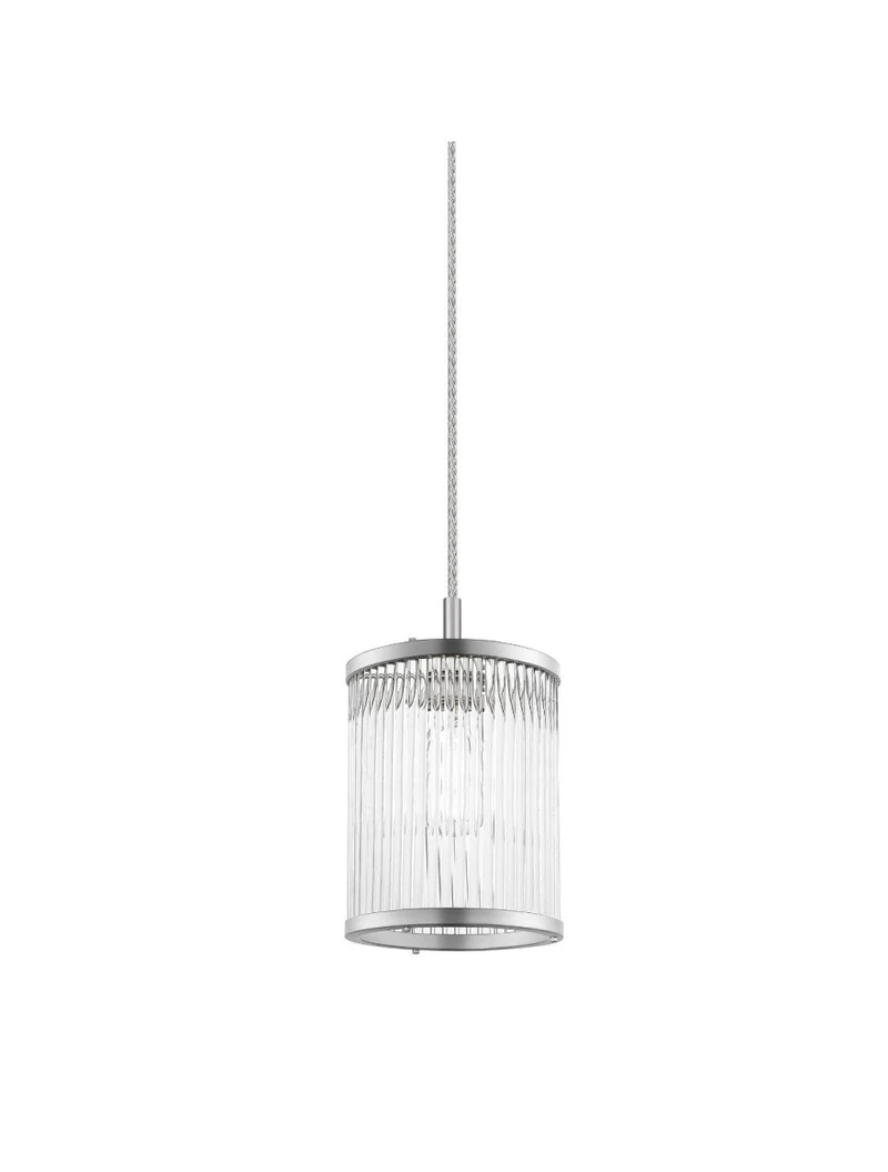 Lustra SERGIO P0528-01F-F4AC 1xE14 60W metal chrome glass ZUMALINE 2