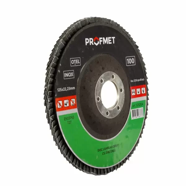 325204 Disc lamelar drept 125mm M100 cu zirconiu T27 Profmet 3