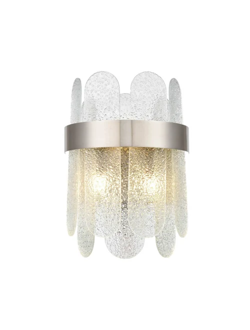 Aplică JH-20129-2 D20+H32cm,G9x2,Stainless+Glass,chrome+white LuminaLed