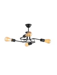 Lustra LADEN 4xE27 Black Begusa