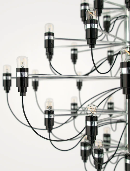 Lustră JH-833, D88x70cm,E14x30,Metal,Chrome LuminaLed