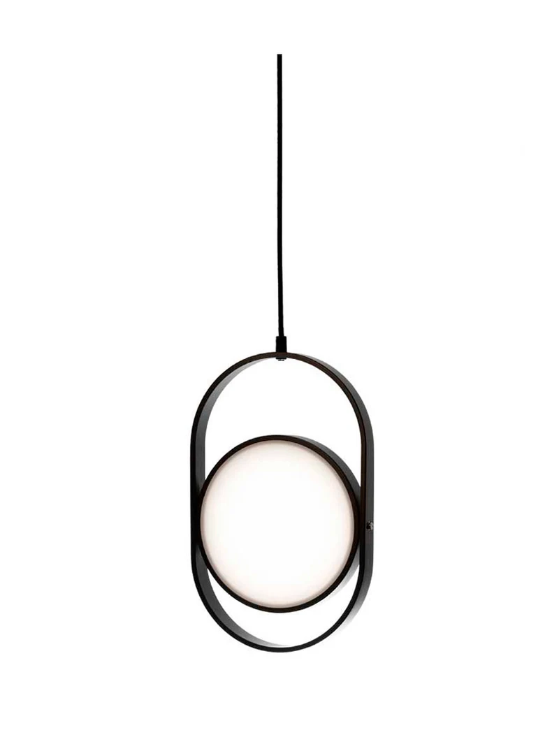 Suspensie LED JH-824,D36xH26cm,7W,Alum, black LuminaLed 4