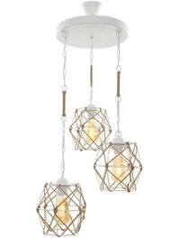 * Lustră NEVRA 3xE27 White Begusa