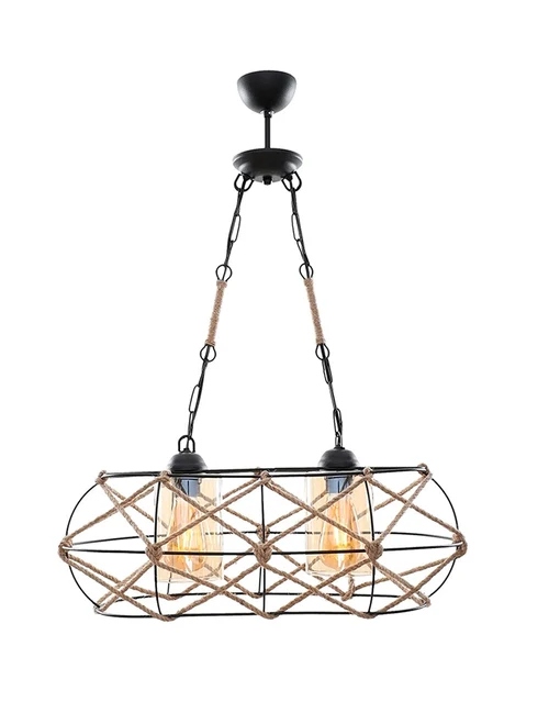 Lustră MEVSIM 2xE27 Black Begusa