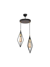 Lustra SIONA 2xE27 Black Begusa