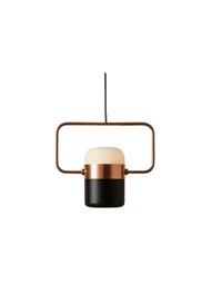Suspensie LED JH-601 D18x18.5cm, 5W, Metal+Acryl,Rose gold+Black,Luminaled