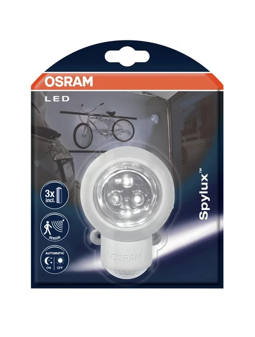 Lampă de veghe SPYLUX WT 0,3W/840 10lm cu senzor de mișcare, 3xAAA