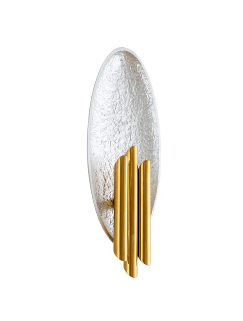 Aplică LED JH-855,D17xH45cm,Metal+Resin,Chrome+Blk LuminaLed