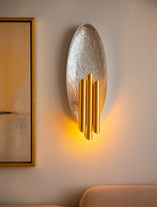 Aplică LED JH-855,D17xH45cm,Metal+Resin,Chrome+Blk LuminaLed