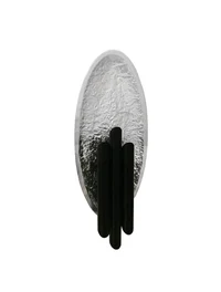 Aplică LED JH-855,D17xH45cm,Metal+Resin,Chrome+Blk LuminaLed