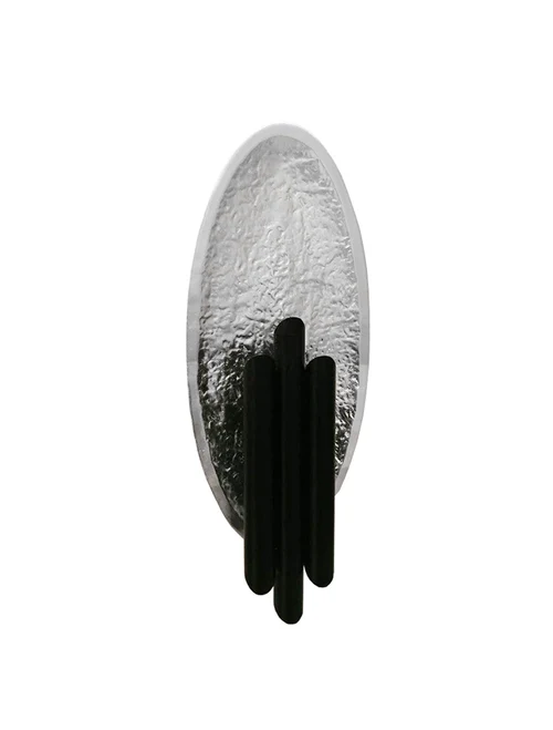 Aplică LED JH-855,D17xH45cm,Metal+Resin,Chrome+Blk LuminaLed