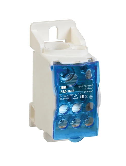 Bloc de distribuție pe șină DIN RBD-160А IEK