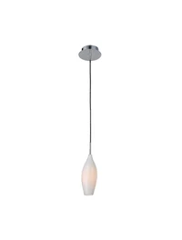 * Lustră CHAMPAGNE MD2101-1W 1xE14 40W white metal chrome ZUMALINE