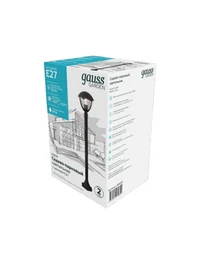 * Corp de ilum grădină GD030 stilp/E27/60W/170-240V/IP54/Aura GAUSS 3