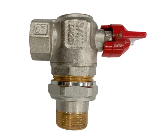 Угловой шаровой кран с накидной гайкой 3/4" ВН–НР PN40 IDEAL ITAP