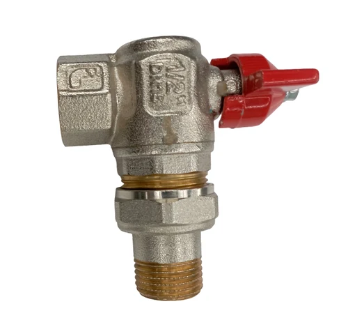 Угловой шаровой кран с накидной гайкой 1/2" ВН–НР PN50 IDEAL ITAP