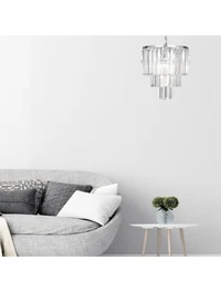 Lustra AMEDEO 17106/3+1-CHR 4xE14 40W crystal chrome ZUMALINE 2