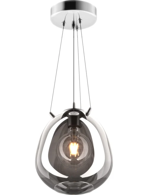 Lustra MOON P19066B-D25 1xE27 60W metal chrome ZUMALINE