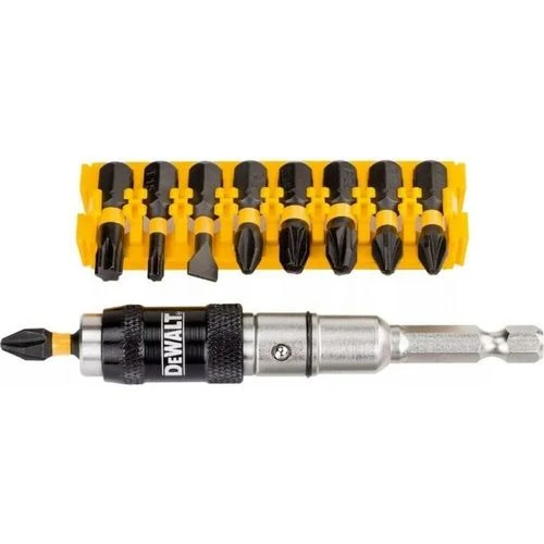 * Набор бит для ударной отвертки Dewalt с магнитным удлинителем, 10 шт. DT70518T
