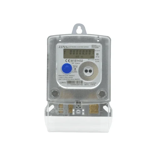 Contor monofazat LUN10F 220V 0.15-5(100)A (IMP/EXP)